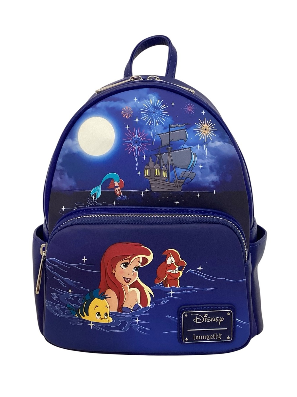 Loungefly Disney NWT The Little Mermaid Ariel Fireworks Glow Mini Backpack Handb